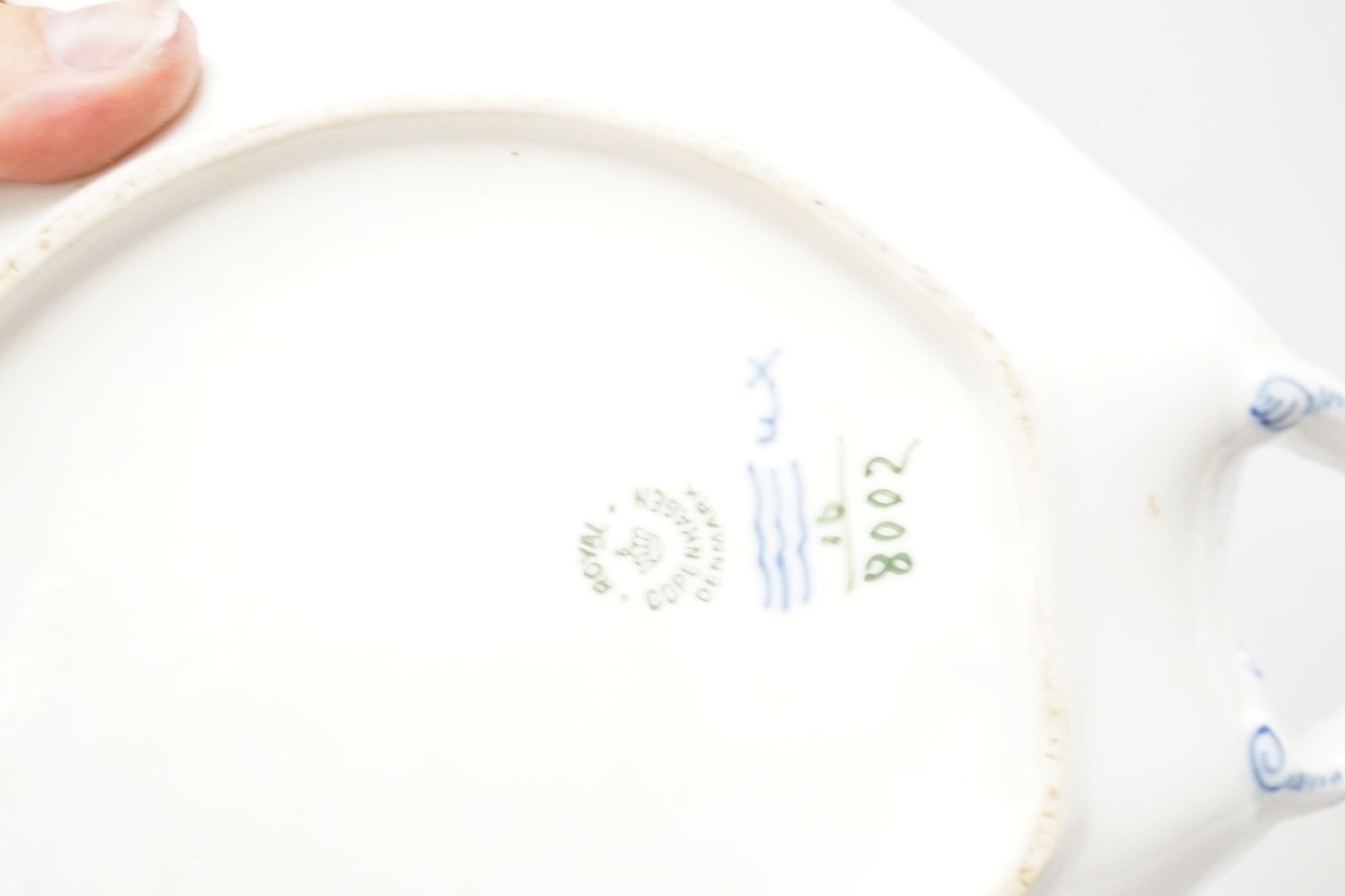 A small group of Royal Copenhagen tableware. Condition - fair to good